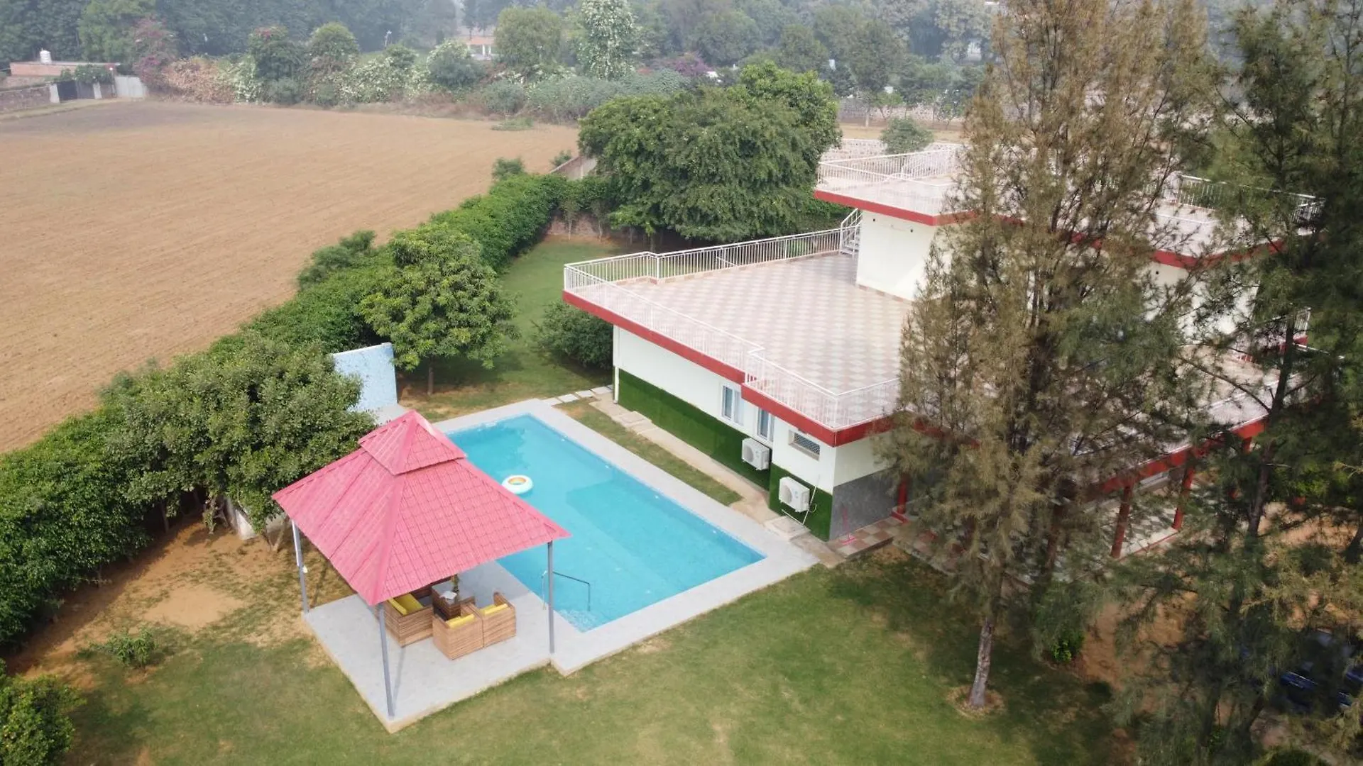 Alaya Stays 4Bhk Farmhouse With Pvt Pool & Garden - Manesar Gurgaon 0*,